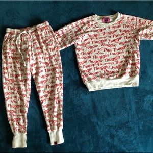 Married To The Mob “Thuggin” Sweater Set